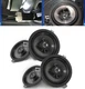 4 Pack Kicker Speaker Upgrade for Jeep Wrangler JK JKU 2007-2018 77KICK10 6.5in