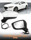 For Mazda 6 2017 2018 2019 2020 2021 Left White Heat Mirror W/ Blind Spot 9-pin