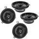 For 2007-2018 Jeep Wrangler JK JKU Upgrade Kicker Speaker 77KICK10 4 Pack