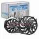 TYC Dual Radiator & Condenser Fan Assembly for 2002-2008 Audi A4 1.8L 2.0L jp
