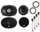 JBL Stage 3Way 6x9" Front & 6.5" Rear Car Speakers for 2005-2018 Nissan Frontier