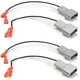 2 Pair of Metra 72-5512 Speaker Wire Adapters Fit Select 1989-Up Ford Vehicles