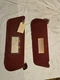 92-96 Ford Bronco F-Series Pair Of Sunvisors Sun Visors Cloth OEM Red/Maroon