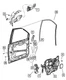 Genuine Mopar Carrier Plate Panel Left 68030579AA