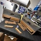 73-76 Chevrolet GMC TRUCK Squarebody Interior Door Panels Saddle Brown Woodgrain