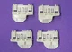 Front Power Window Regulator repair plastic clips Left and Right side Audi A4 S4