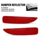 NEW Rear LH+RH For 2014-2017 Mazda 6 Bumper Reflector Side Marker Light Assembly