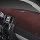 For GMC P15/P1500 Van 71-73 Dash Designs Plush Velour Dark Brown Dash Cover