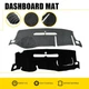 Dash Cover Dashboard Mat Pad For 2007-2013 Chevy Silverado Suburban Tahoe Gray