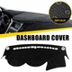 For 2011-2014 2013 Hyundai Dash sonata Cover Mat Dashboard Pad Black Carpet XH