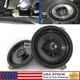 Kicker Speaker Upgrade for Jeep Wrangler JK JKU 2007-2018 77KICK10 6.5in 2 Pack