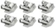 6 NEW WHEEL OPENING MOLDING NUTS! FOR 2013-ON FORD ESCAPE & LINCOLN MKC ETC