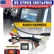 Car Stereo Radio Power Harness Cable Support JBL AMP For Toyota Plug and Play