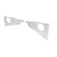 United Pacific 110238 Floor Pan Brace Floor Pan Support Braces, Rear, for Ford