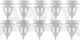 APDTY 811735 Trim Panel Clip-Honda Replaces 91566SP0003
