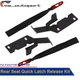 For Ford F150 F250 F-350 2-Kit Rear Seat Quick Latch Release Kit Black Strap