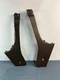 96-02 Toyota 4Runner Center Console Front Side Trim Panel Pair OAK Brown OEM