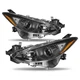Pair Headlight Assembly Fit For 2014-2016 Mazda 3 Driver & Passenger Side LH+RH