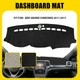 For 2011-2017 Jeep Grand Cherokee Car Leather Dashmat Dash Mat Dashboard