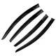Outside Mount Rain Guards Deflector for Honda HR-V 2016-2022  Black Window Visor