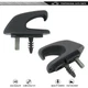 NEW 2X Coat Hook 84258404 Fits 2019-2025 GMC Sierra 1500 Chevy Silverado