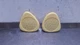 02 2002 FORD TBIRD THUNDERBIRD OEM LOWER DASH CONSOLE SPEAKER GRILLES YELLOW