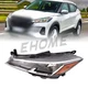 Halogen Headlight for 2021 2022 23 Nissan Kicks Left Driver Side Chrome Housing