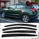 Fits 16-22 Honda HR-V Mug Style Side Window Visors Rain Sun Shade 4PCS - Acrylic