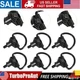 6x Steel Rear Cargo D-Hooks For 15-24 Ford Transit 150 250 350 350HD V550A74-AD