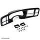 Double DIN Truck Dash Kit Fits Chevy Silverado GMC Sierra 1999-02 Matte Black