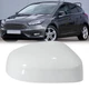 White Right Side Car Rear View Mirror Cap Cover for Ford Focus MK3 2013-2017