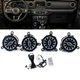 New Style Front Air Vent Inlet Ambient Lamp For Jeep Wrangler JL 2018-2021