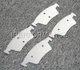 Titanium Brake Pad Shim Heat Shield Set for Mazda 5 2006-2017; REAR