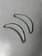 NOS OE 1971-1977 VW Bug Super Aluminum Quarter Grill Vents Trim Side Air Banana