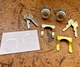 56 Chevy 2 Door Bel Air Hardtop & Convertible Door Lock Set NEW 1956 Chevrolet