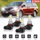 For Toyota Sienna 2004-2010 9005 9006 Combo LED Headlight Hi/Lo Beam Bulbs Kit