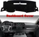 For 2007-2013 Chevy Silverado GMC Sierra Cab Dash Mat Pad Dashboard Cover Black