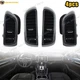 4PC Front Air Conditioner A/C Air Vent Outlet Carbon For Porsche Cayenne 2011-17