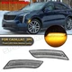 2PCS Front Full LED Bumper Amber Side Marker Lamp For 2019-2023 Cadillac XT4 XT6