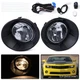 For 2010 2011 2012 2013 Chevy Camaro Replacement Clear Bumper Fog Lights Lamps