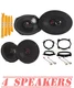 For 2003-2016 Toyota 4Runner JBL Stage3 Front & Rear Door Car Speakers w/Grills