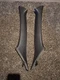 00-05 Mitsubishi Eclipse Driver LH Passenger RH A Pillar Trim Black Pair OEM