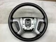 CHEVROLET TRAVERSE 2012 LT FRONT LEFT STEERING WHEEL LEATHER BLACK 4 SPOKE