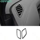 For Volkswagen ID.4 21-2023 Carbon Fiber Steel Dashboard Side Outlet Vent Cover