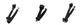 2012 BMW X5 (E70) REAR 2nd SECOND ROW SEAT SEATBELT RETRACTOR SET-3 (BLACK)
