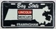 Vintage Bay State Framingham MA Lincoln Mercury Dealership Booster License Plate