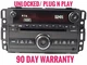 "GM872" UNLOCKED 2009 Pontiac Torrent AM FM  CD Player  w Aux Input 25994583 