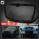 Fits 2005-2010 Chrysler 300 300C Poilshed Black Front Mesh Hood Grill Grille