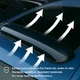 Sunroof Moon Shield Roof Top Visor 880mm Dark Smoke For 2013-2016 Scion FR-S