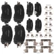 Front&Rear Ceramic Brake Pads Set for Nissan LEAF 2014-17/Altima 2013-2023 D1650